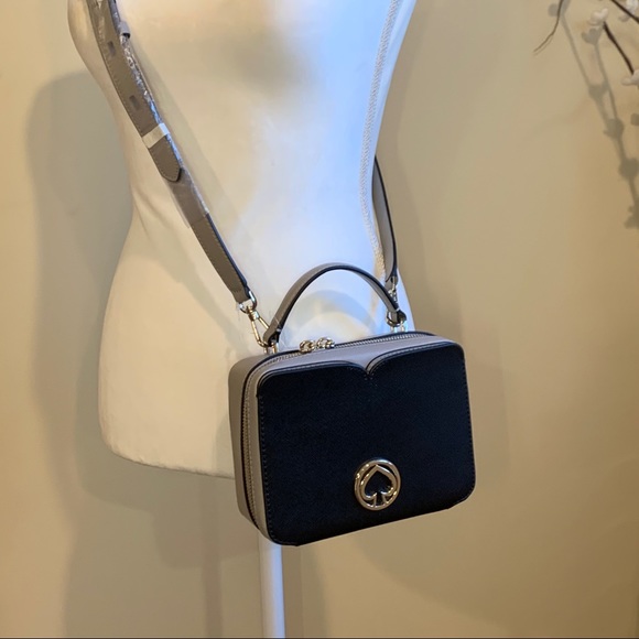 Kate Spade Multi Vanity Crossbody- Black/Grey NWT - Picture 2 of 7